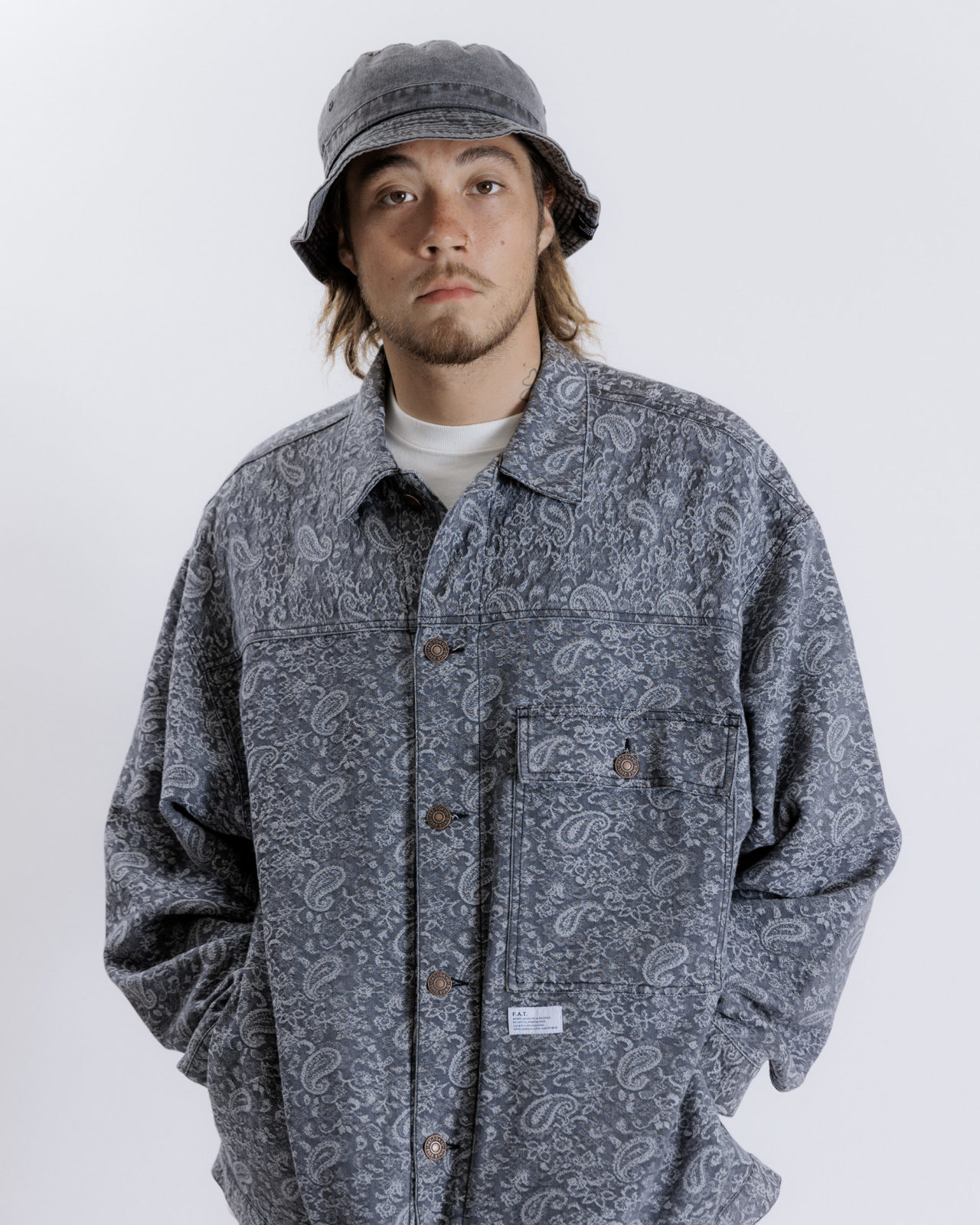 FAT Pコート XXL JUNBO FAT ダッフルコート JUMBO 黒 中古美品