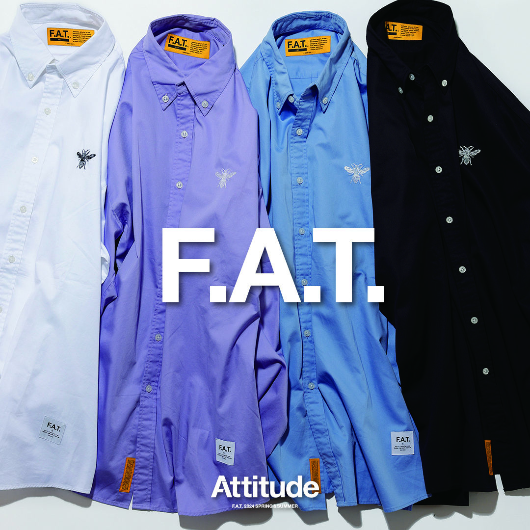 楽天市場】エフエイティー FAT BeeDee ボタンダウンシャツ 長袖